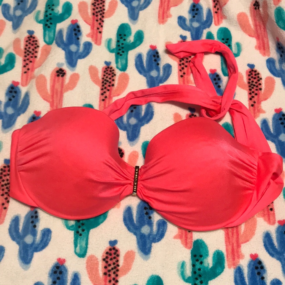 Coral Bikini Top